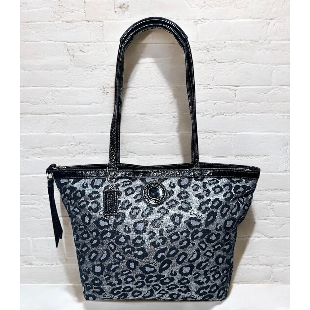 Coach F21061 Metallic Ocelot Tote Bag - Picture 10 of 10